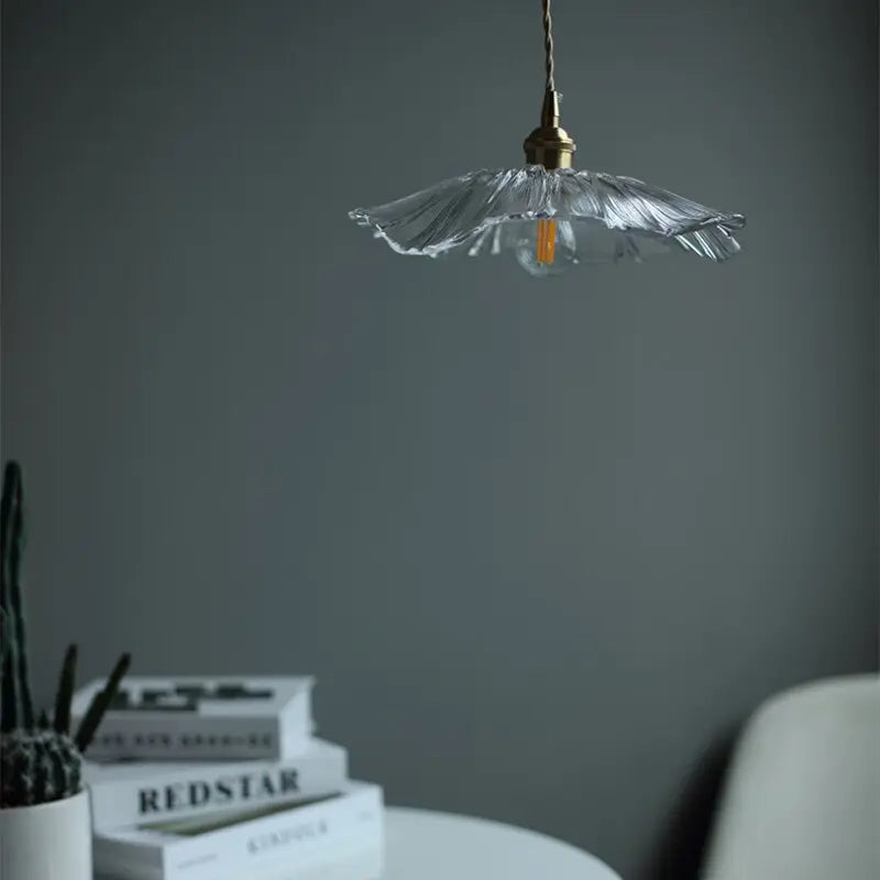 Modern Glass Flower LED Pendant Lamp Solveig SPINGAR.COM