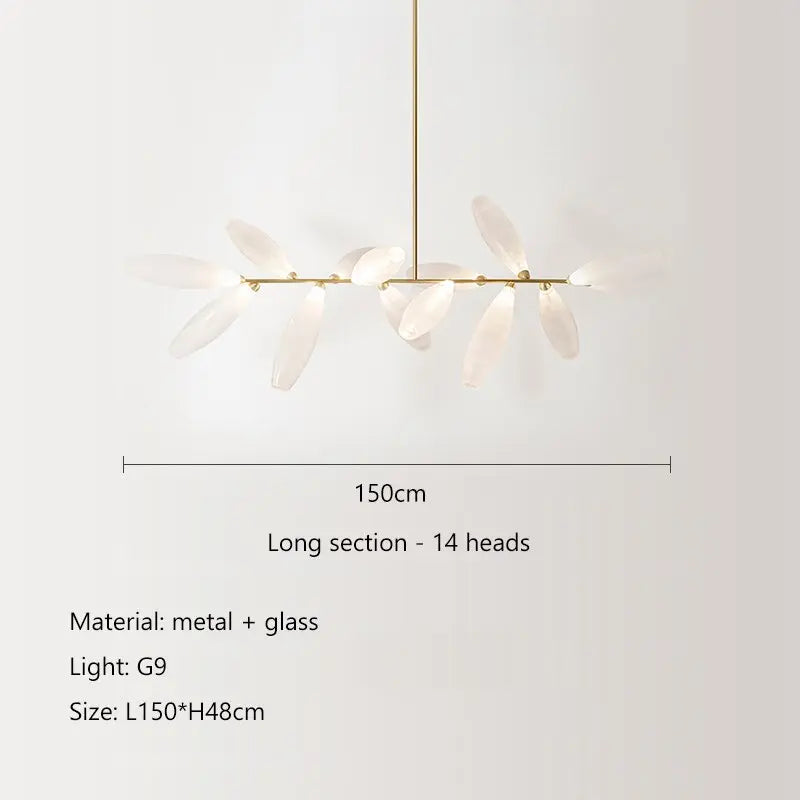 Nordic Minimalist Glass Shade LED Island Pendant Lamp Sverre SPINGAR.COM