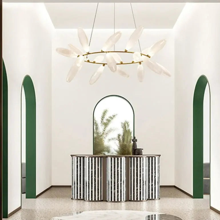 Nordic Minimalist Glass Shade LED Island Pendant Lamp Sverre SPINGAR.COM