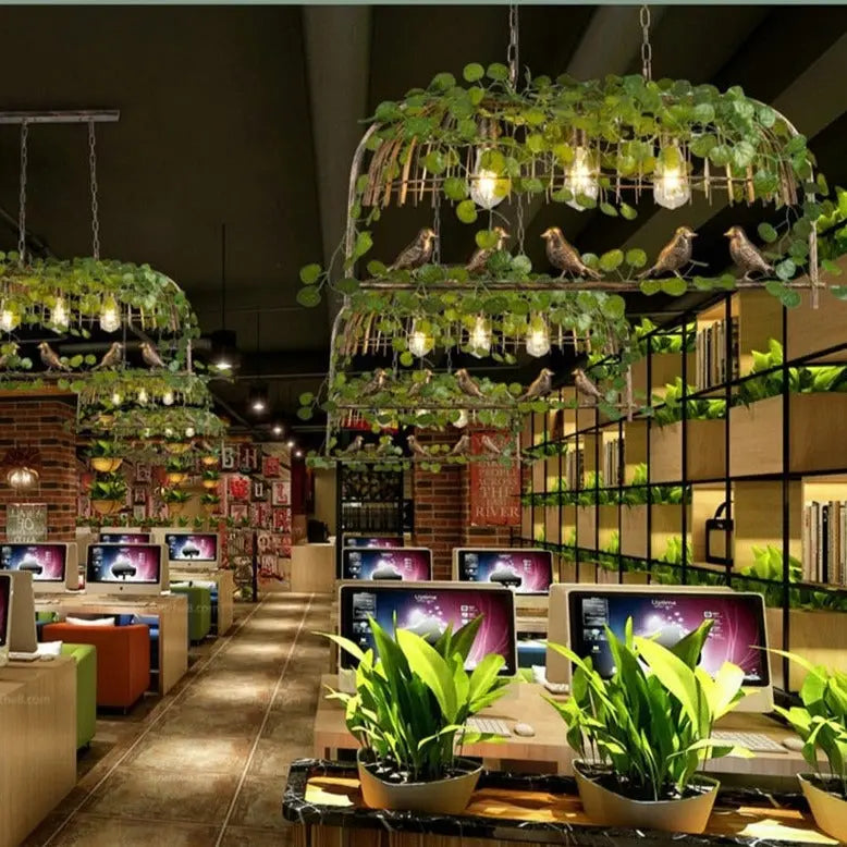 Industrial Vintage LED Island Pendant Lamp Larry SPINGAR.COM