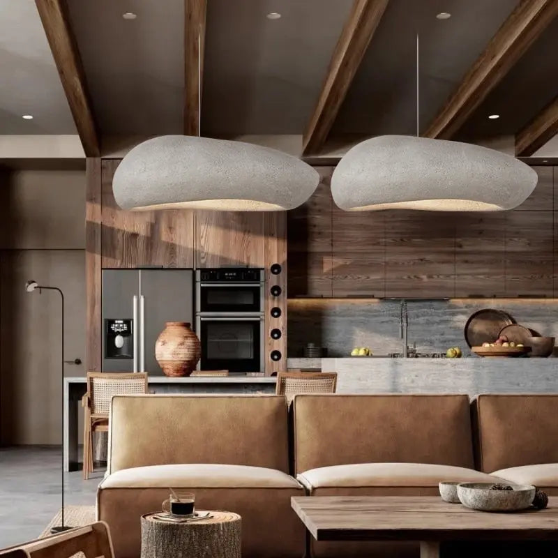 Handmade Retro Wabi-Sabi LED Pendant Lamp Sorano SPINGAR.COM