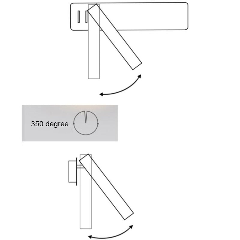 Modern LED Wall Reading Lamp Morten SPINGAR.COM