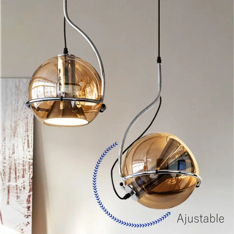 Modern/ Vintage Luxury Champagne Glass Pendant Lamp Ronnell SPINGAR.COM