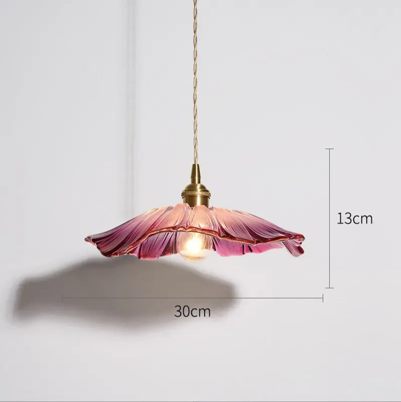 Modern Glass Flower LED Pendant Lamp Solveig SPINGAR.COM
