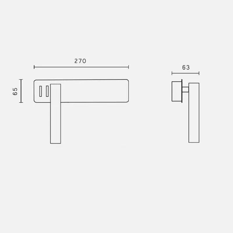 Modern LED Wall Reading Lamp Morten SPINGAR.COM