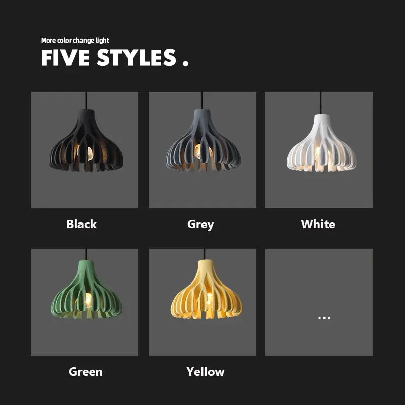 Decorative Macaron-Colored LED Pendant Lamp Atli SPINGAR.COM