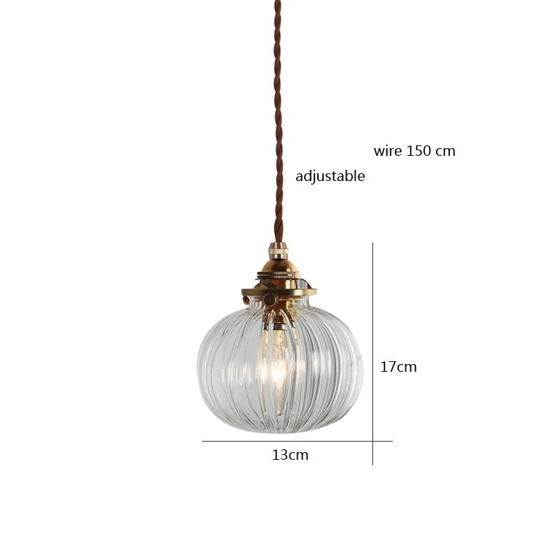 Retro Glass Pendant Lamp Steffen SPINGAR.COM