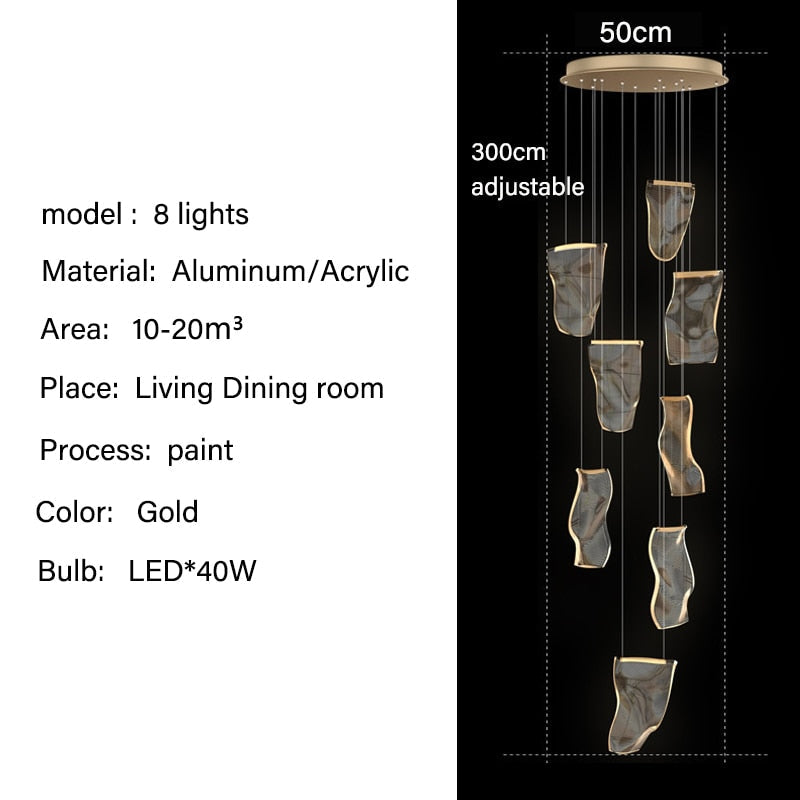 Postmodern Luxury LED Chandelier Joseph™ Spingar.com