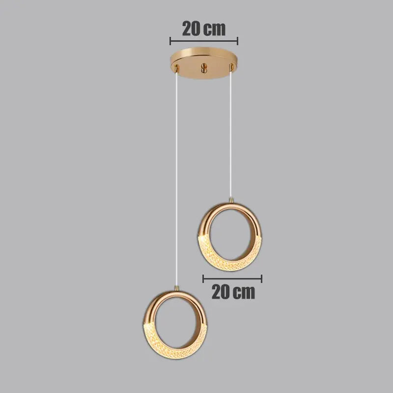 Modern Luxurious LED Pendant Lamp Elias SPINGAR.COM