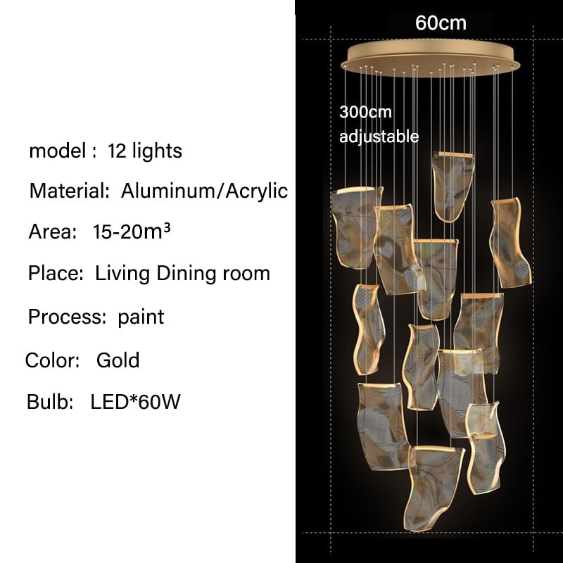 Postmodern Luxury LED Chandelier Joseph™ Spingar.com