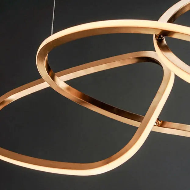 Modern Creative Circle LED Island Pendant Lamp Ashby SPINGAR.COM