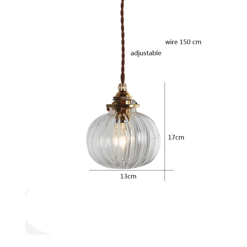 Retro Glass Pendant Lamp Steffen SPINGAR.COM