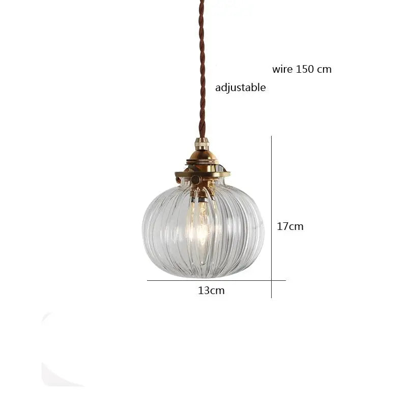 Retro Glass Pendant Lamp Steffen SPINGAR.COM