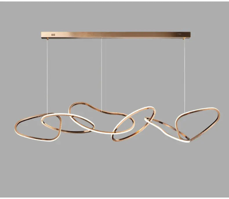 Modern Creative Circle LED Island Pendant Lamp Ashby SPINGAR.COM