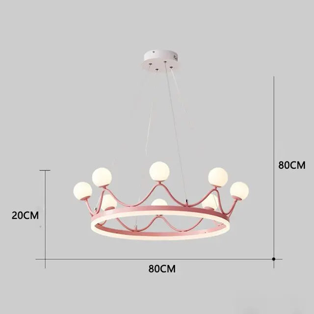 Modern Luxury Crown LED Pendant Lamp Empress™ Spingar.com