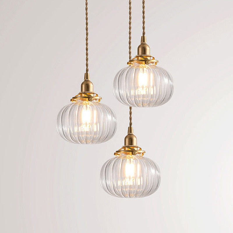 Retro Glass Pendant Lamp Steffen SPINGAR.COM