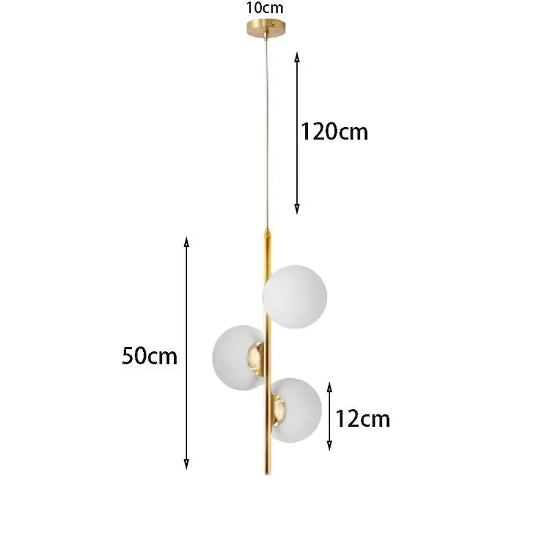 Nordic Bedside LED Pendant Lamp Villum SPINGAR.COM