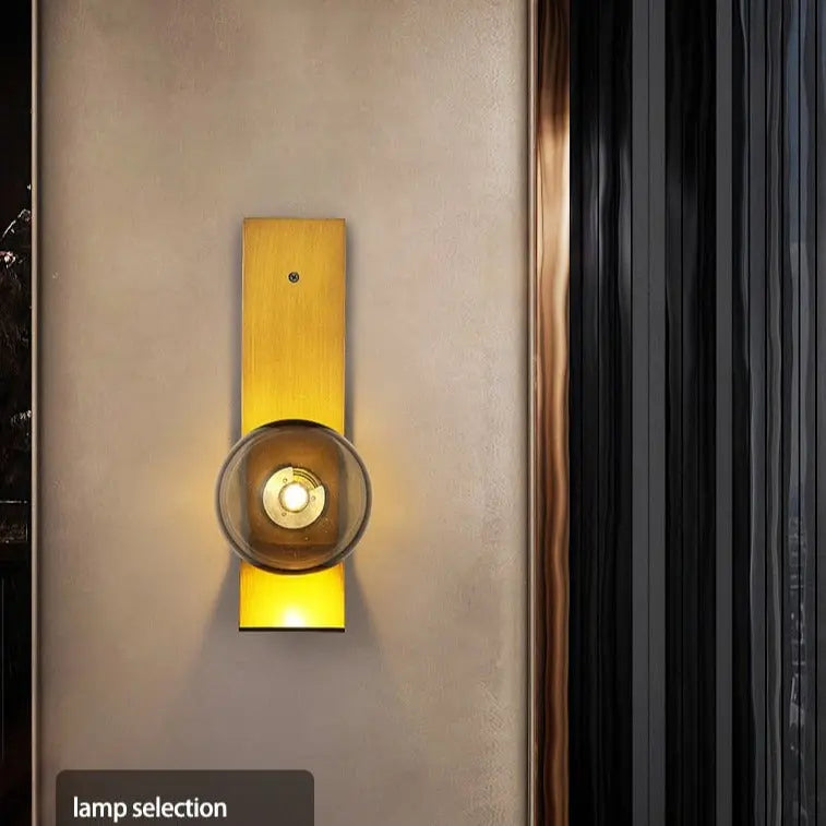 Modern Glass Ball LED Wall Lamp Aksel SPINGAR.COM