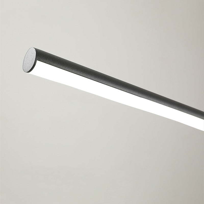 Post Modern Geometric Pattern LED Strip Kitchen Island Lamp Shelby SPINGAR.COM