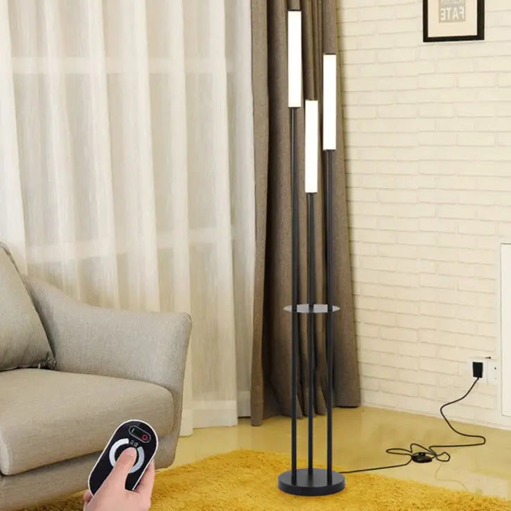 Dimmable Floor lamp Haakon ( With Storage Shelf ) SPINGAR.COM
