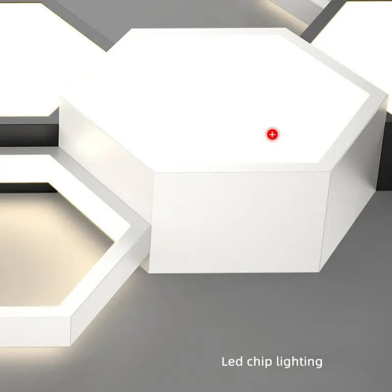 Unique Honeycomb Dimmable LED Ceiling Lamp Vilhelm SPINGAR.COM