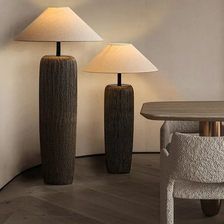 Japanese Antique Pottery Pot Floor Lamp Hedda SPINGAR.COM