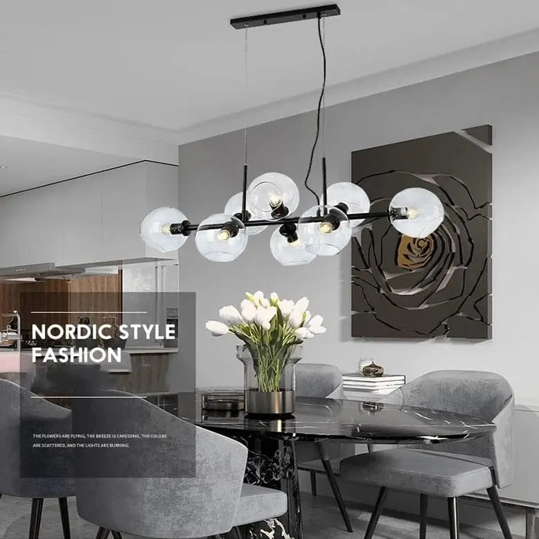 Glass Ball LED Island Pendant Lamp Gabriele™ Spingar.com