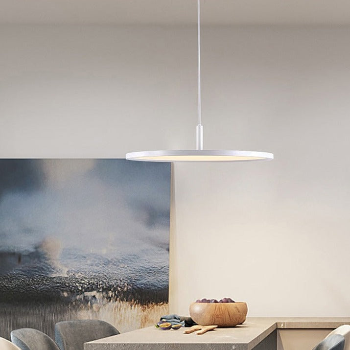 Dimmable Ultra-thin Alminium LED Pendant lamp Abelone SPINGAR.COM