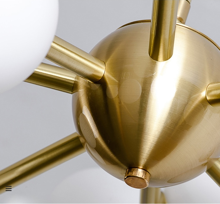 Modern Glass Ball LED Island Pendant Lamp Isabella™ Spingar.com