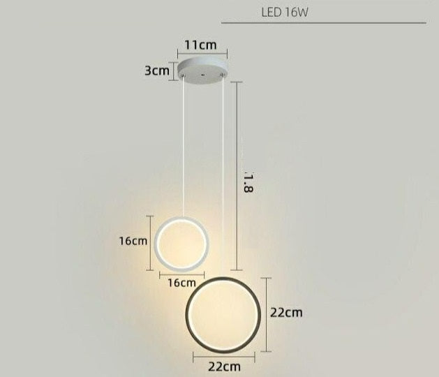 Circle LED Pendant Light Roger™ Spingar.com