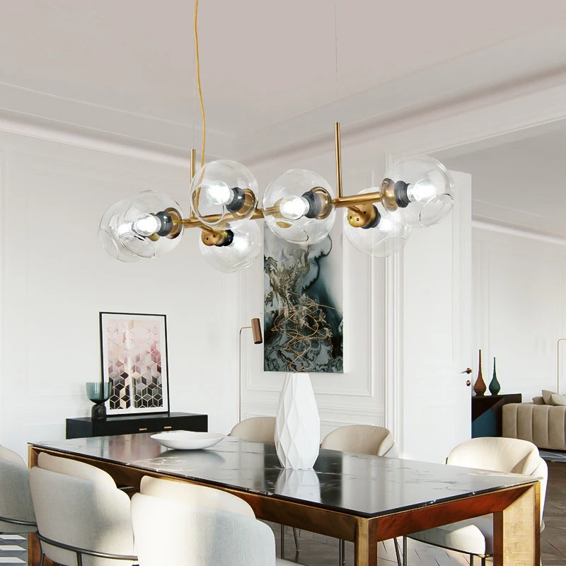Glass Ball LED Island Pendant Lamp Gabriele™ Spingar.com