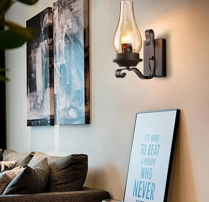 Industrial Vintage LED Wall Sconce Egil SPINGAR.COM