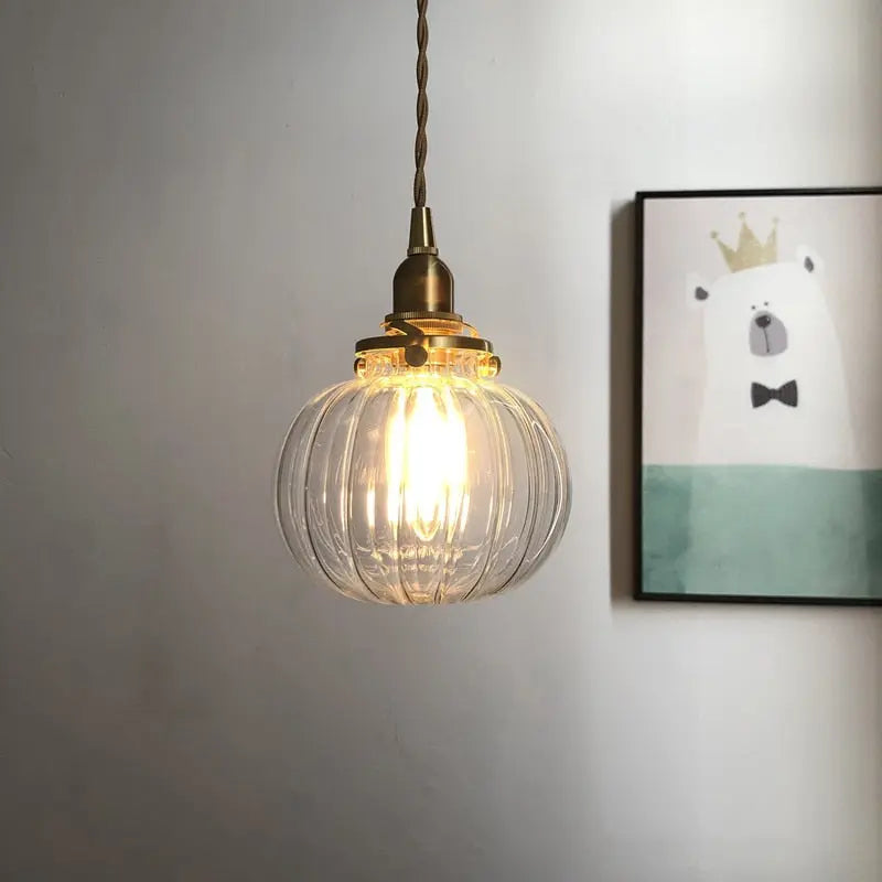 Nordic Copper LED Pendant Lamp SPINGAR.COM
