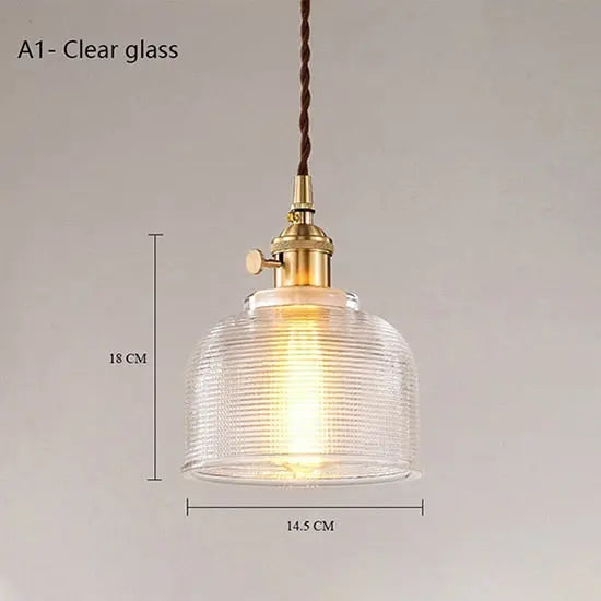 Nordic Copper LED Pendant Lamp SPINGAR.COM