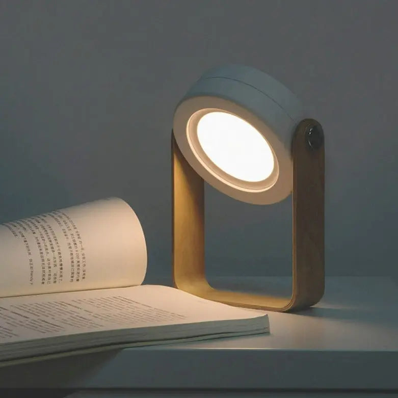 Wood Handle Foldable LED Night Lamp Jules™ Spingar.com