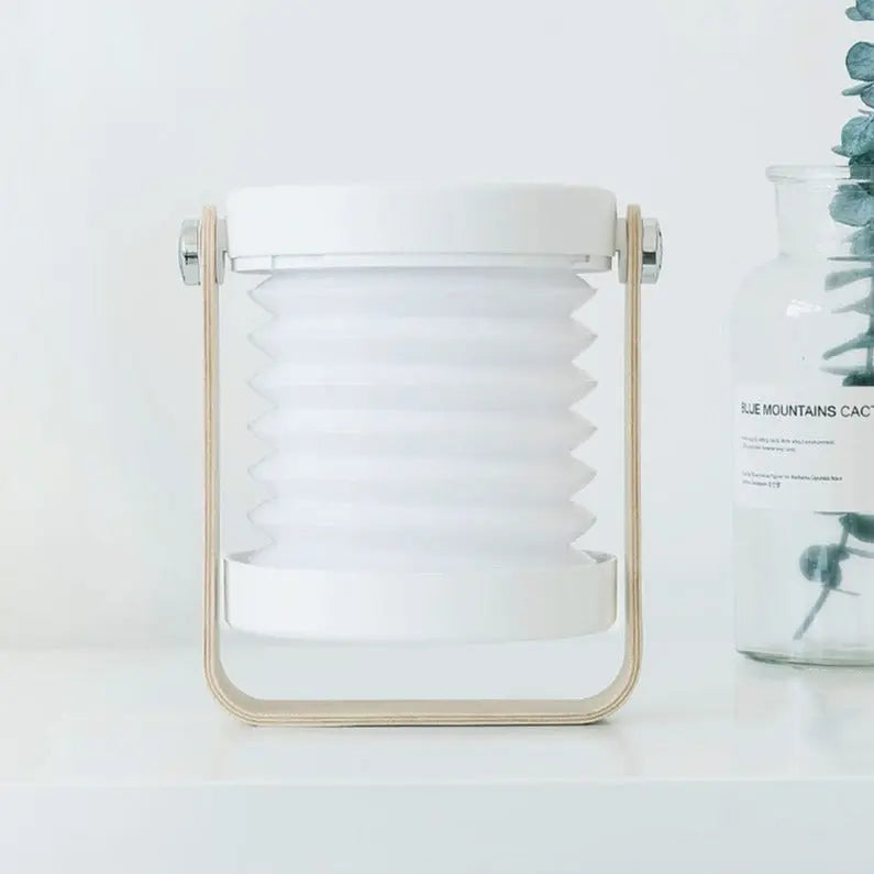 Wood Handle Foldable LED Night Lamp Jules™ Spingar.com