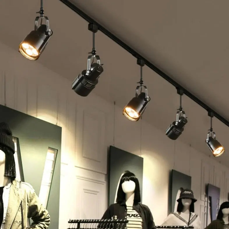 Industrial Retro LED Rail Spotlights SPINGAR.COM