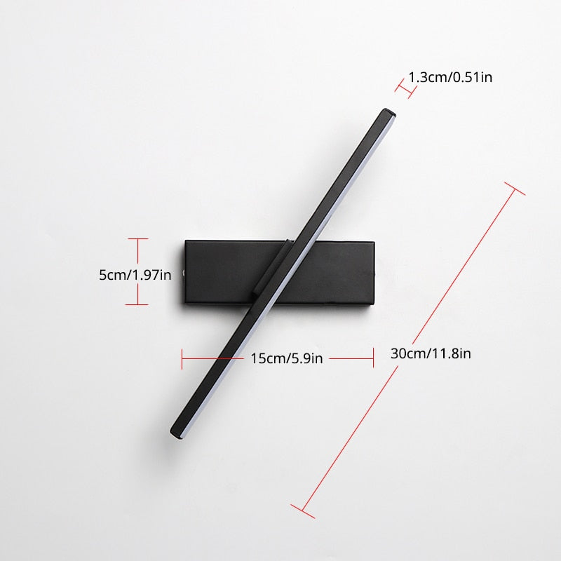 330° Rotatable Indoor LED Wall Light Leonor™ Spingar.com