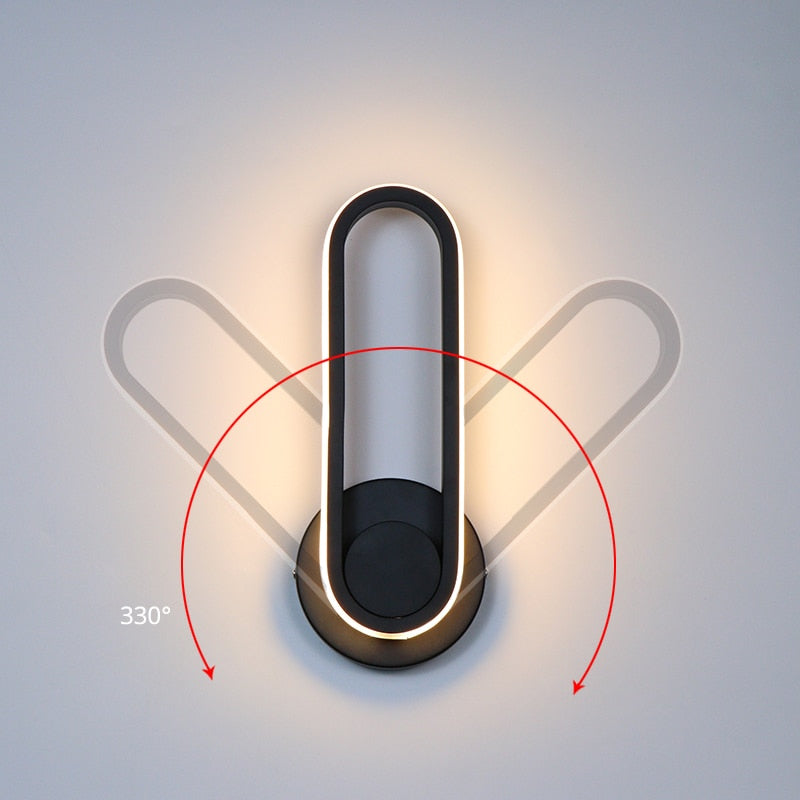 330° Rotatable Indoor LED Wall Light Leonor™ Spingar.com
