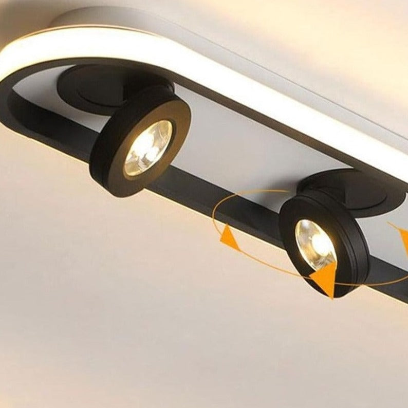Rotatable LED ceiling light Leya™ Spingar.com