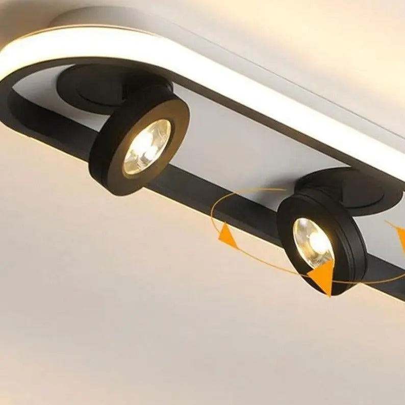 Rotatable LED ceiling light Leya™ Spingar.com