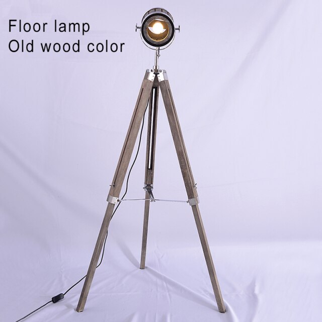 Industrial Retro Tripod LED Floor Light Aron™ Spingar.com