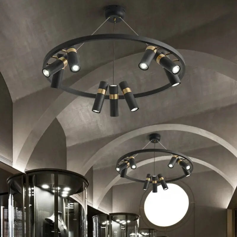 American Industrial Spotlight Lamp Brenna SPINGAR.COM