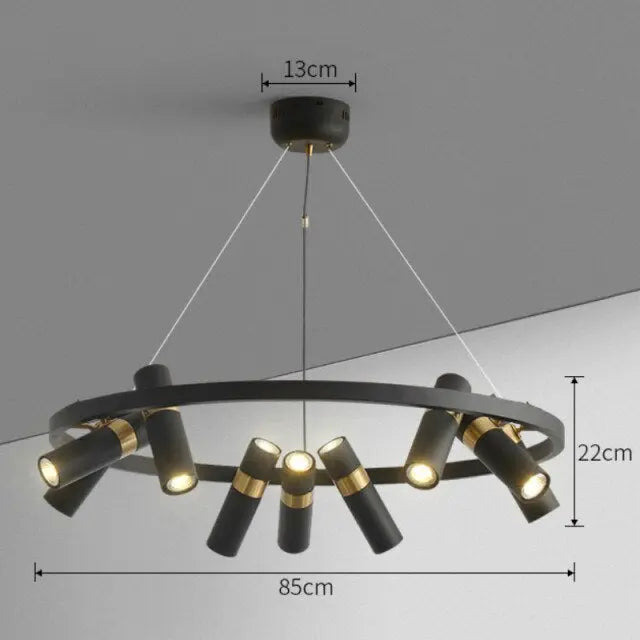 American Industrial Spotlight Lamp Brenna SPINGAR.COM