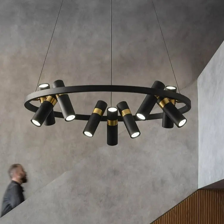 American Industrial Spotlight Lamp Brenna SPINGAR.COM