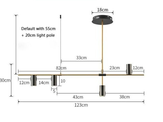 Modern LED Island Pendant Lamp Lucia™ Spingar.com