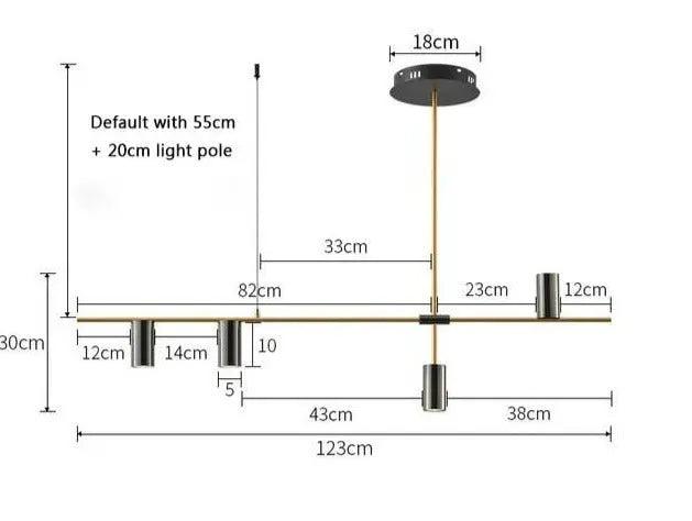 Modern LED Island Pendant Lamp Lucia™ Spingar.com