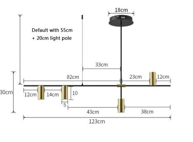 Modern LED Island Pendant Lamp Lucia™ Spingar.com