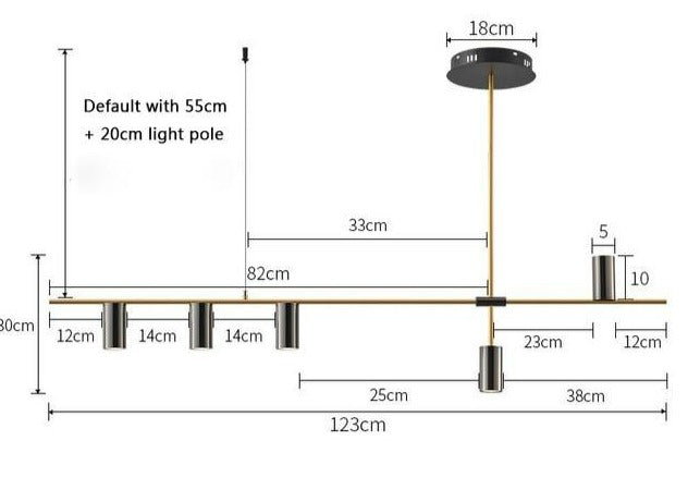 Modern LED Island Pendant Lamp Lucia™ Spingar.com