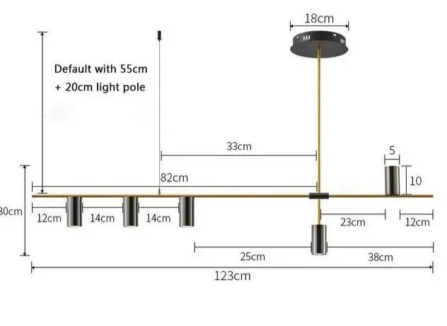 Modern LED Island Pendant Lamp Lucia™ Spingar.com